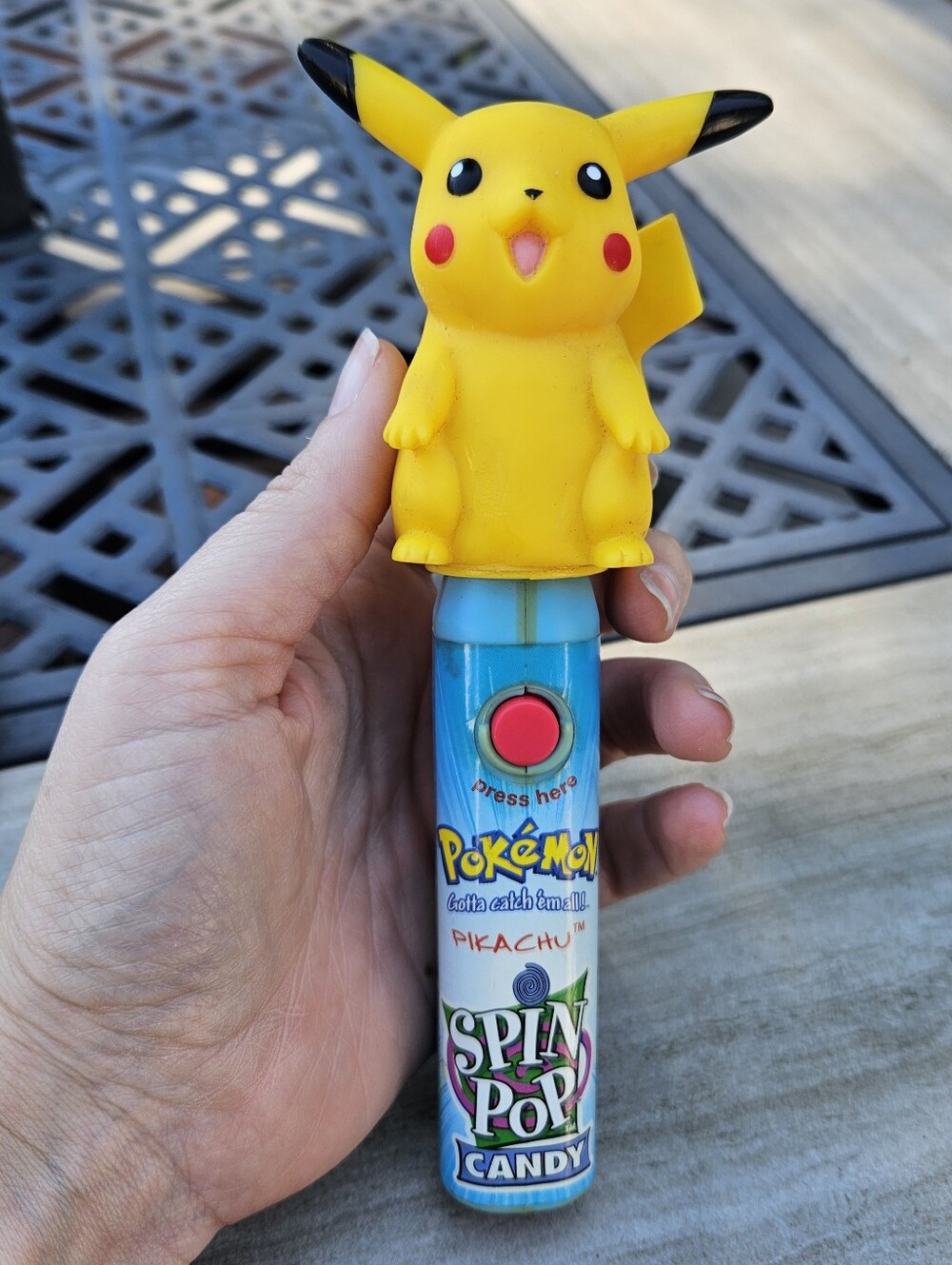 Pokemon Pikachu Spin Pop Candy Y2k Vintage 2000s